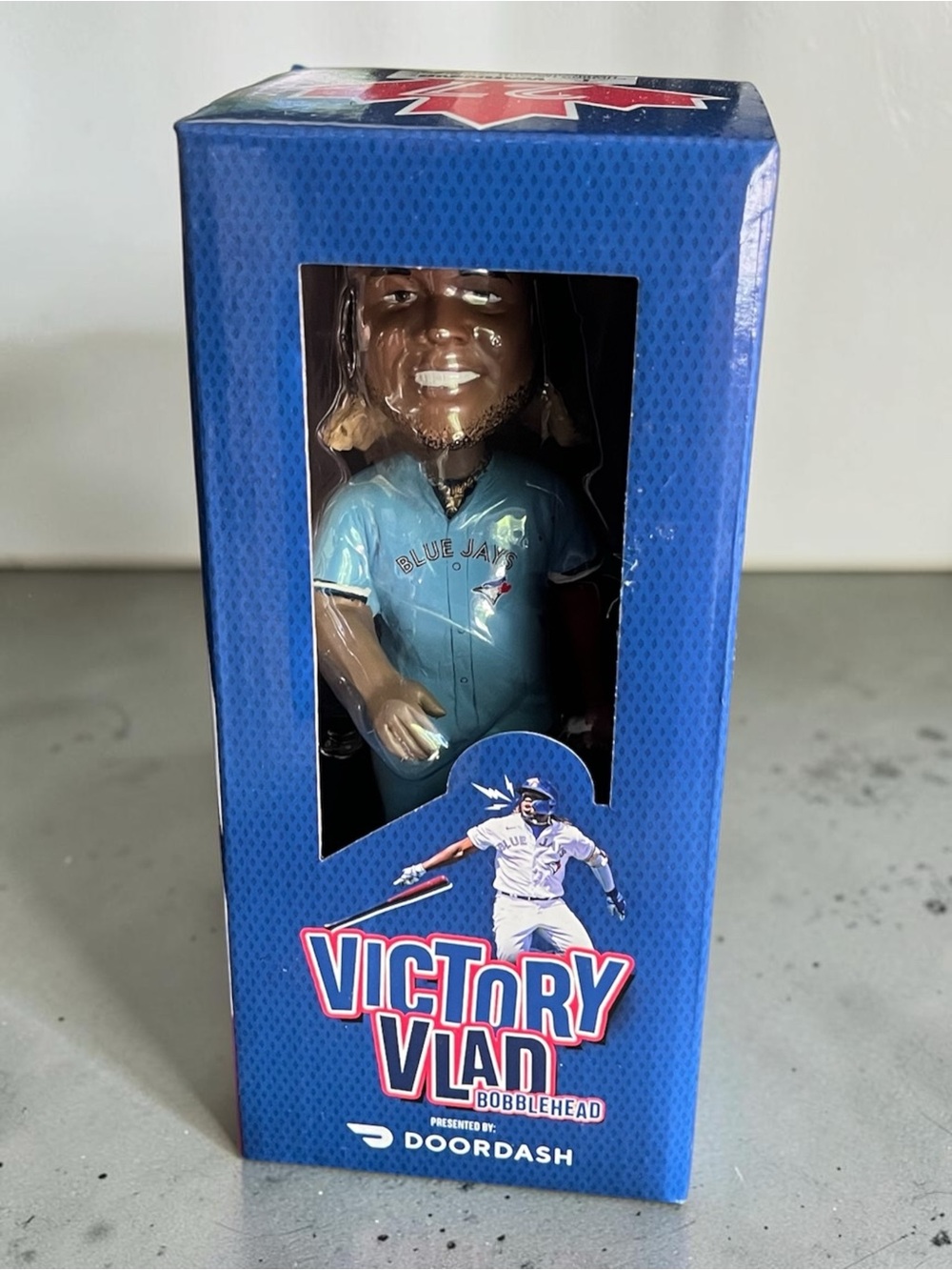 New in Box Vladimir Guerrero Toronto Blue Jays Baseball Bobblehead SGA